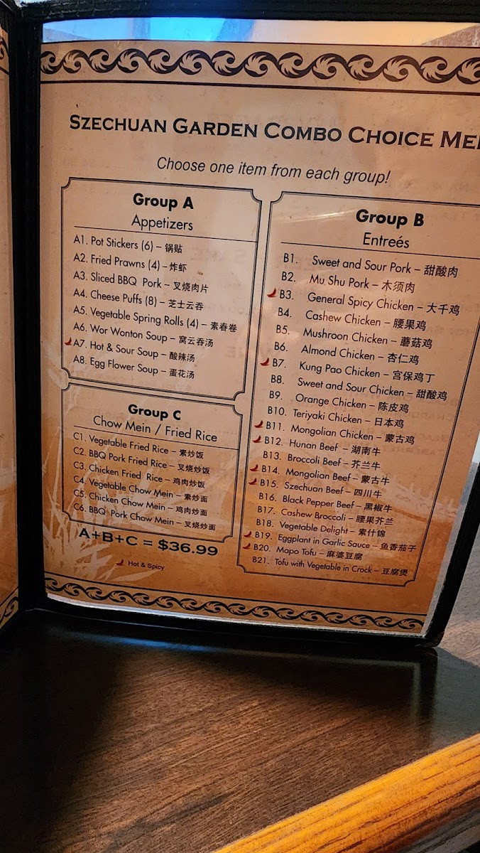 Menu Szechuan Garden-2